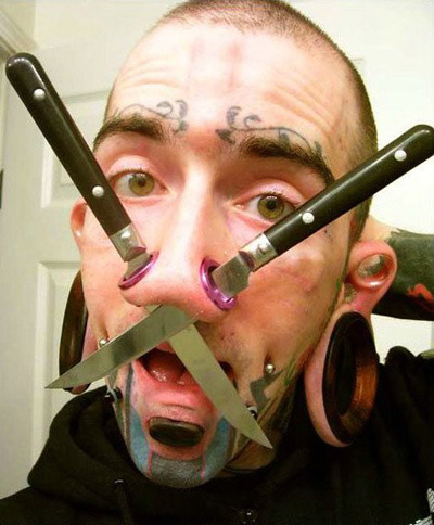  the most grotesque examples of extreme piercings and mutilations ever.